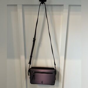 Vera Wang Purple and Black Crossbody Bag